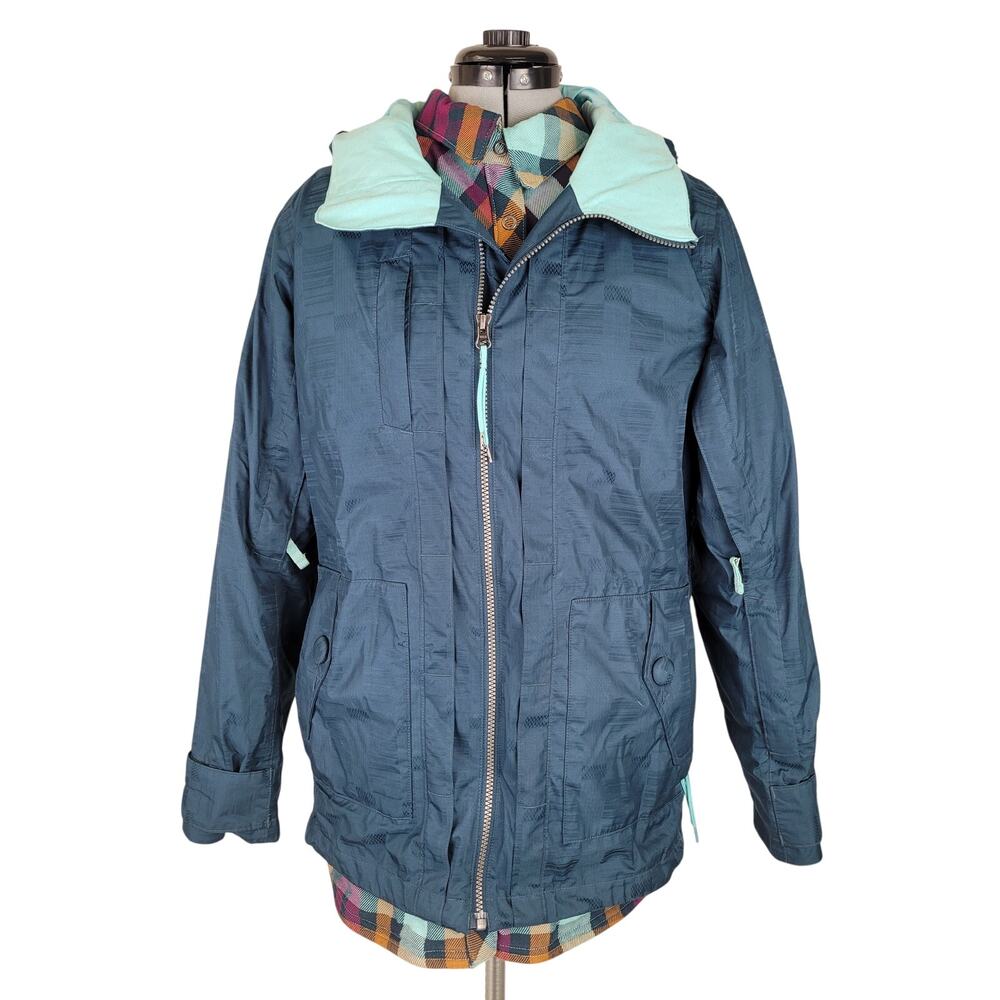 The North Face Hyvent Blue Outdoor Water/Wind-proof Gorpcore Jacket & Shirt